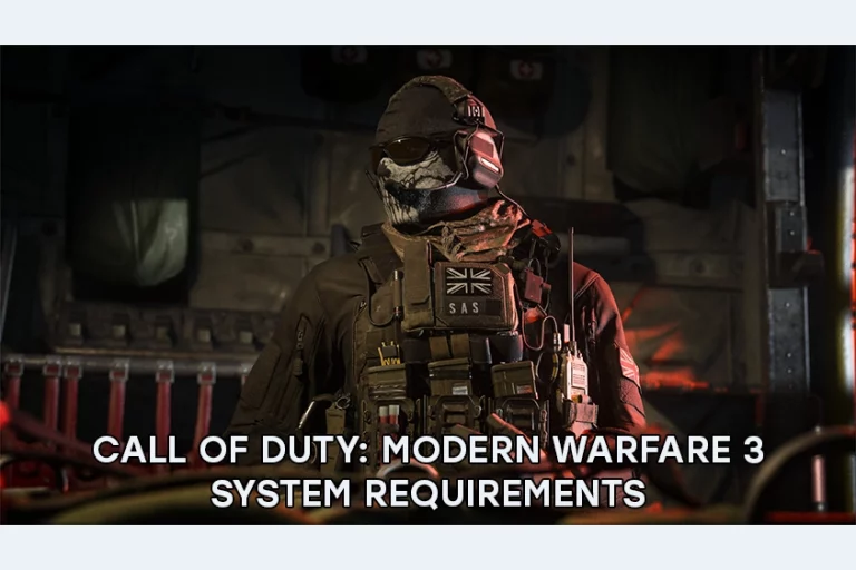 Call of Duty: Modern Warfare 3 System Requirements Announced