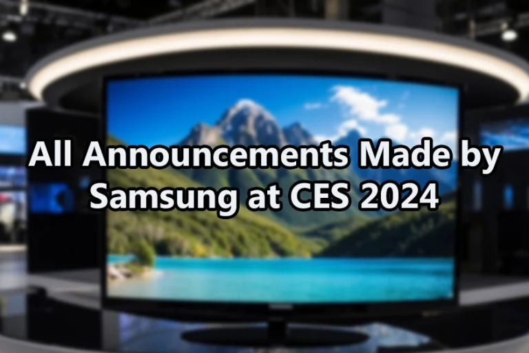 All Announcements Made by Samsung at CES 2024: New products were introduced